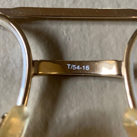 Silver Dollar TC756  Eyeglasses Frames Pure Titanium 54[]16 140mm Gold Tortoise - Picture 4 of 10